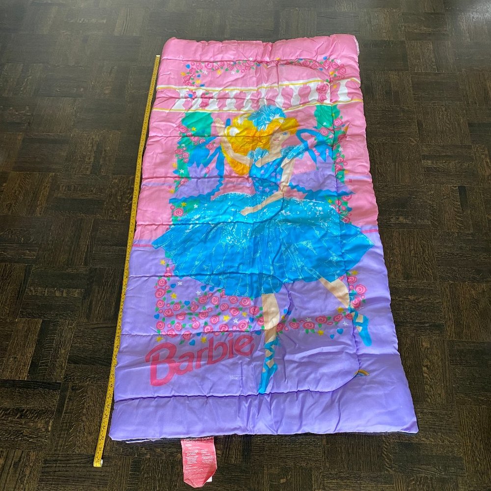 Barbie Pink & Purple Ballerina Kid's Sleeping Bag